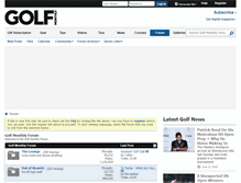 Tablet Screenshot of forums.golf-monthly.co.uk